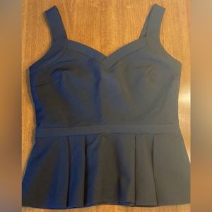 Banana Republic Black Peplum Top
